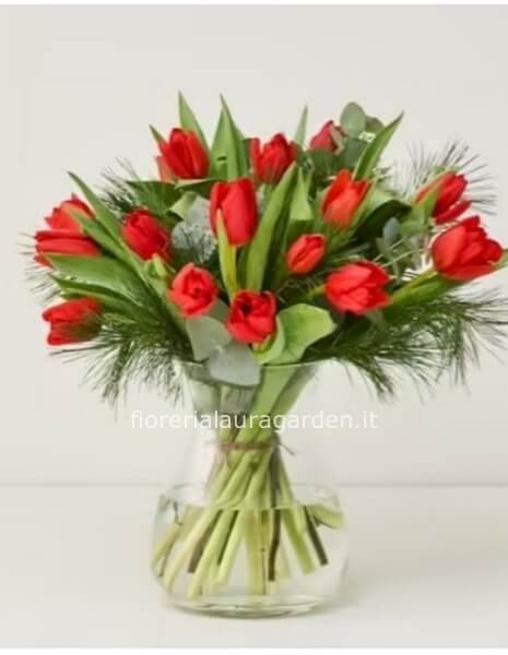 15 TULIPANI ROSSI
